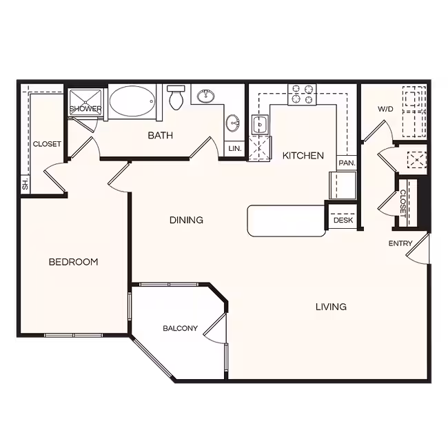 Unit 1131 floor plan